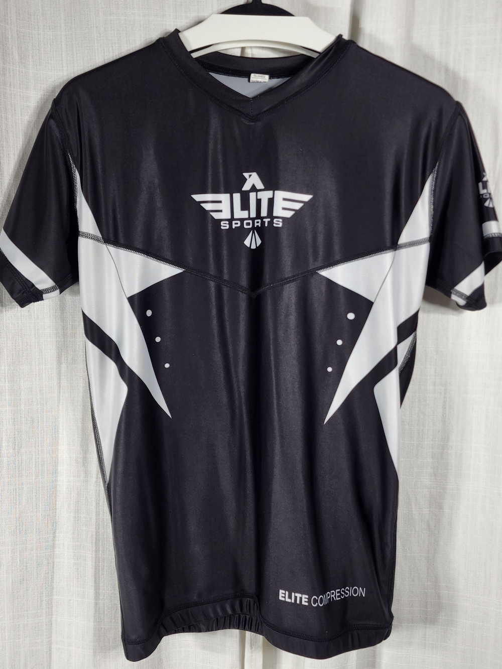 Men’s Black & White Compression Jersey